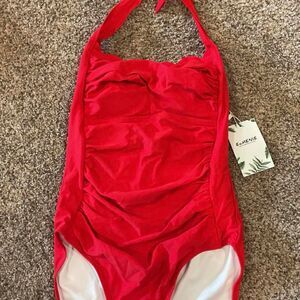 Eo Women's Red Swimsuit-one-piece